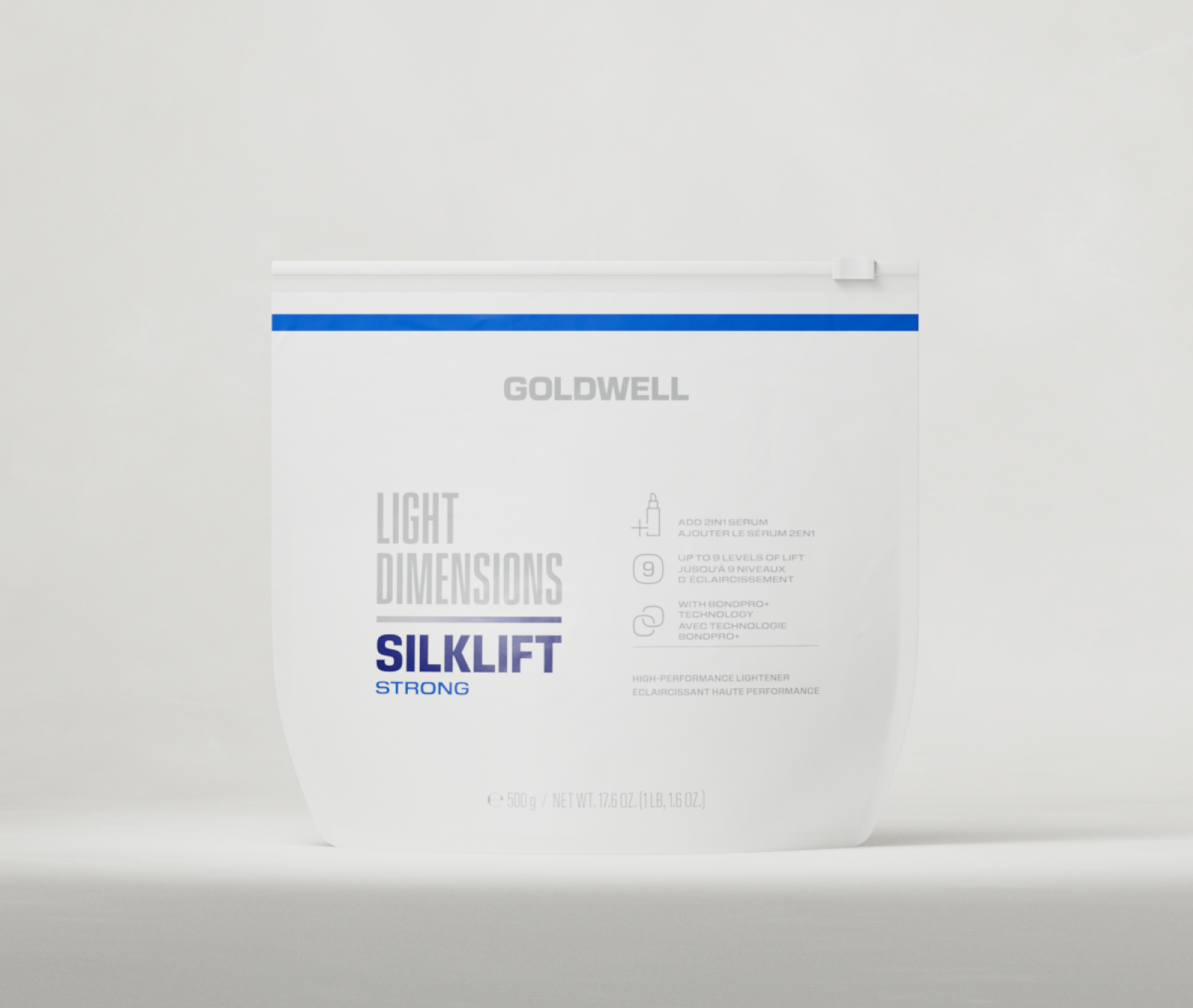 Goldwell LightDimensions SilkLift Strong lightener pouch, product photo